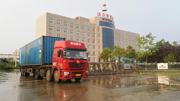 沃爾華集團挖掘機、起重機出口哥斯達黎加